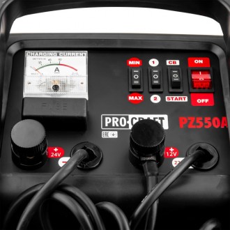 Пуско-зарядний пристрій Procraft PZ550A призначене для виконання зарядки акумуля. . фото 7