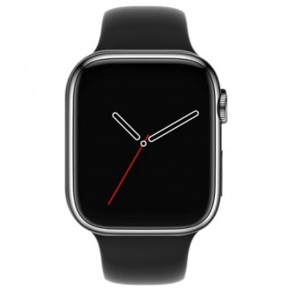 
 Чоловічий спортивний смарт годинник Smart Apple Watch Black
 Смарт-годинник з . . фото 8