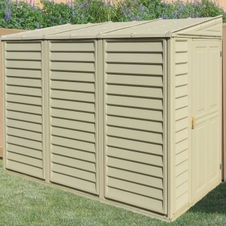 Сарай пластиковый Sidemate 242x122x185 см слоновая кость. Київ. фото 1 Сарай пластиковый Sidemate 242x122x185 см слоновая кость. Київ. фото 1