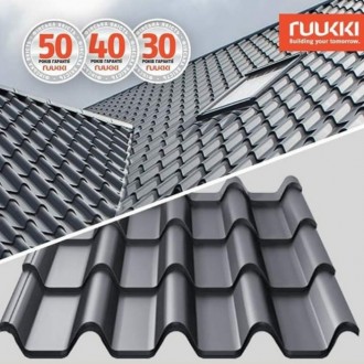Купить в Украине Металлочерепица - Ruukki Armorium матовое покрытие Rough matt 3. . фото 10