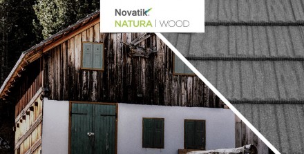 Композитная металлочерепица Novatik NATURA WOOD купить по низкой цене в Киеве с . . фото 6