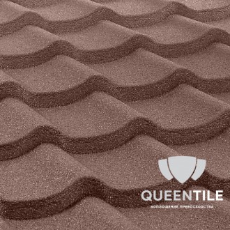  3-тайловий профіль QueenTile® Coffee - унікальний формат композитної черепиці, . . фото 2