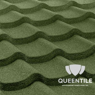1-тайловый профиль QueenTile® Green - формат композитной черепицы, представляющи. . фото 4
