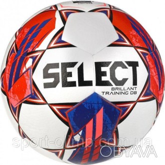 Мяч футбольный Select BRILLANT TRAINING DB v23 Белый, Красный размер 5 (086516-1. . фото 1