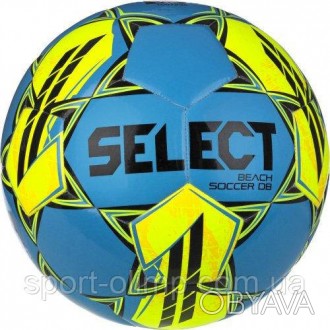 Мяч для пляжного футбола Select BEACH SOCCER DB v23 Синий Желтый размер 5 (09951. . фото 1