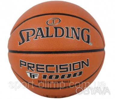 Мяч баскетбольный Spalding TF-1000 Precision Оранжевый размер 7 (76965Z)
Баскетб. . фото 1