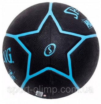 Мяч баскетбольный Spalding Highlight Черный, Синий размер 7 (84356Z)
Spalding Hi. . фото 3