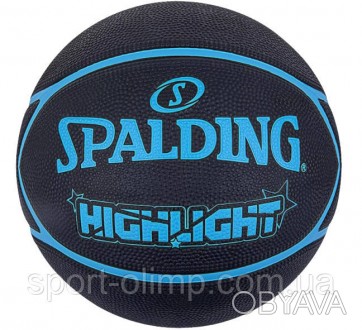 Мяч баскетбольный Spalding Highlight Черный, Синий размер 7 (84356Z)
Spalding Hi. . фото 1