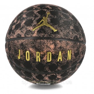 Мяч баскетбольный Nike JORDAN BASKETBALL 8P ENERGY DEFLATED CRIMSON BLISS/BLACK/. . фото 4