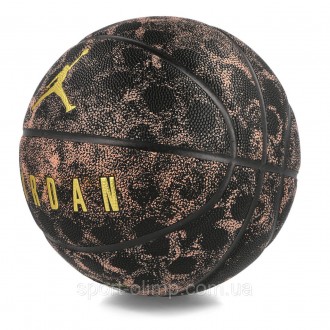 Мяч баскетбольный Nike JORDAN BASKETBALL 8P ENERGY DEFLATED CRIMSON BLISS/BLACK/. . фото 5