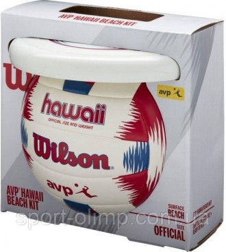 Набір для пляжного волейболу Wilson AVP Hawaii Kit розроблений для розважальних . . фото 2