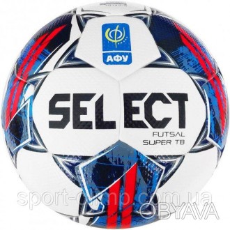 Футзальный мяч Select FUTSAL SUPER TB v22 АФУ Белый, Красный, Синий размер 4 4 (. . фото 1