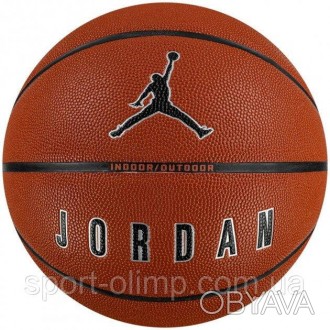 Мяч баскетбольный Nike JORDAN ULTIMATE 2.0 8P DEFLATED Коричневый, Черный размер. . фото 1