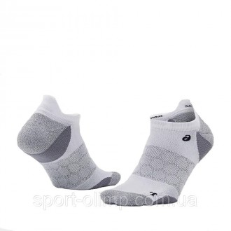 Спортивні унісекс-шкарпетки Asics Road Neutral Ped Single Tab 1-pack white/gray . . фото 2