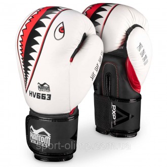 Боксерські рукавиці Phantom Fight Squad WEISS White 10 унцій
Боксерські рукавичк. . фото 2
