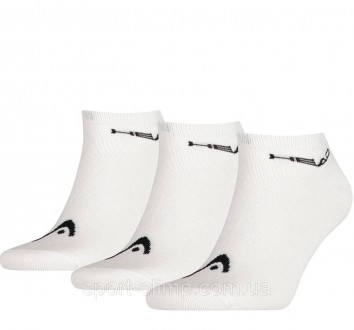 Спортивные носки Head Sneaker Unisex 3-pack white — 761010001-300 идеально подхо. . фото 2