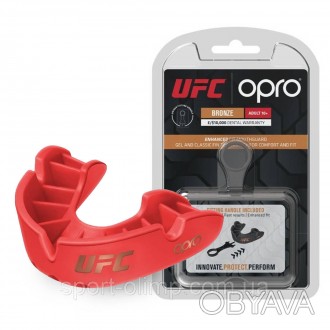 Капа боксерская OPRO Bronze UFC детская (возраст до 10) Red (ufc.102513002)
Полу. . фото 1