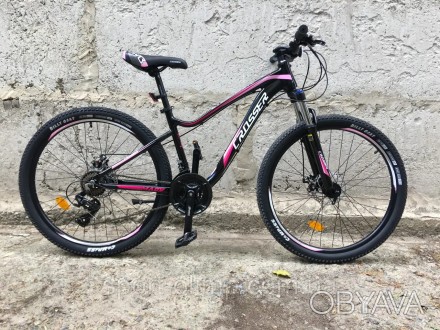 Велосипед Crosser Mary 26" рама 15 черно-розовый
Новинка 2021 года Crosser Mary . . фото 1