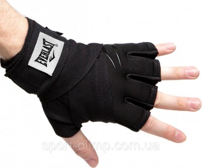 Бинти-рукавички для боксу Everlast EVERGEL FAST WRAPS Чорний XL (875843-70-8)
По. . фото 2