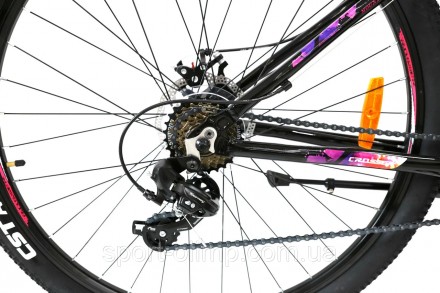 Велосипед найнер Crosser Angel 29" рама 16.5 черный
Crosser Angel 29" - прекрасн. . фото 6