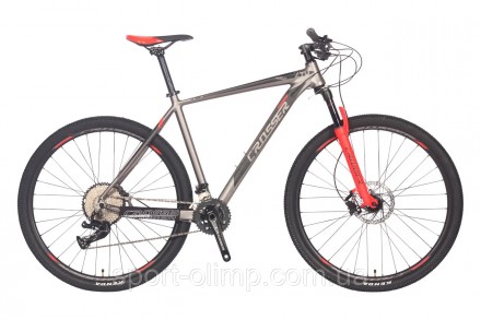 Велосипед найнер Crosser Solo 29" (рама 19, 2*9) Hidraulic L-TWOO сіро-червоний
. . фото 2