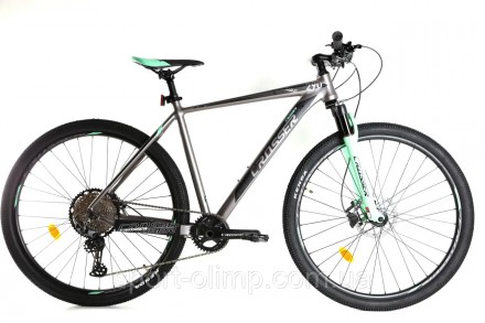 Велосипед найнер Crosser Solo 29" (рама 19, 2*9) Hidraulic L-TWOO серо-зеленый
Н. . фото 2
