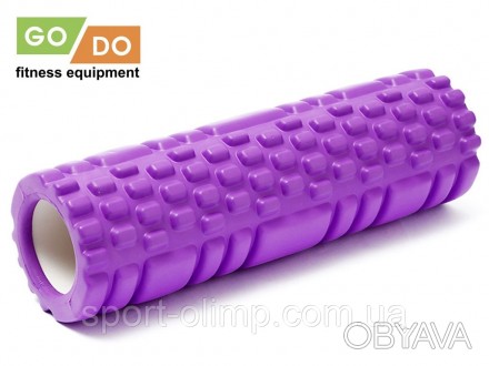 Массажный валик (ролл) для йоги фитнеса GO DO 29х10см фиолетовый JD2-29
Массажны. . фото 1