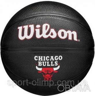 Мяч баскетбольный Wilson NBA TEAM TRIBUTE MINI BLACK CHI BULLS size 3 WZ4017602X