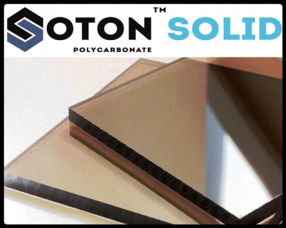 Монолітний полікарбонат ТМ SOTON SOLID Товщина 10 мм.
Монолітний полікарбонат ТМ. . фото 5