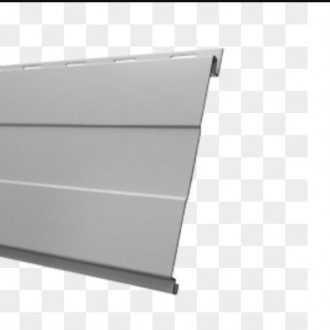 Вертикальные панели металлосайдинг доска бесшовная термастил 0,5 мм RAL 9006 Сер. . фото 3