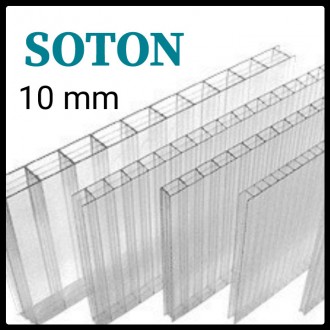 Ми пропонуємо придбати стільниковий полікарбонат ТМ «SOTON» від 4 мм — 20 мм, як. . фото 2