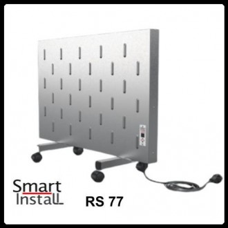 Обігрівач нержавійка двосторонній інфрачервоний Smart Install RS 77 з програмою . . фото 2