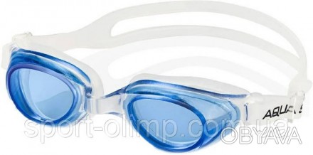 Очки для плавания Aqua Speed AGILA 066-61 (066-61) синий, белый Дет OSFM (590821. . фото 1