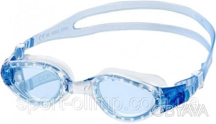 Очки для плавания Aqua Speed ETA прозрачный, синий универсальные M 5908217606457. . фото 1