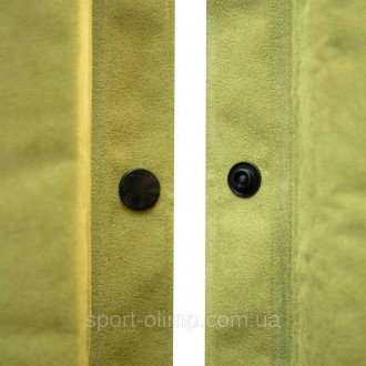Самонадувний туристичний килимок Tramp Comfort з можливістю зістібання olive 190. . фото 6