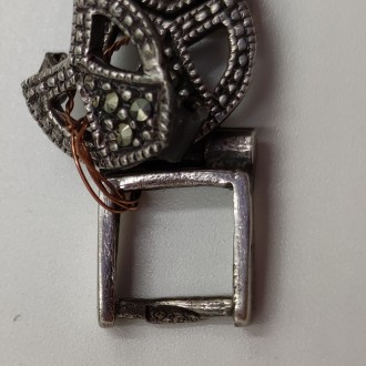 Продам б/в жіночий срібний годинник, браслет та верхня частина - срібло 925 проб. . фото 7