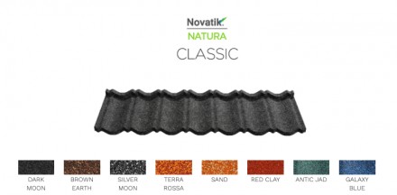 Композитна металочерепиця Novatik NATURA CLASSIC Купити за низькими цінами в Киє. . фото 4