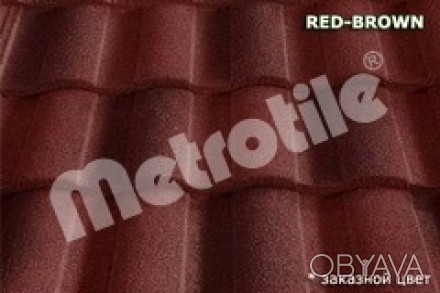 Черепиця форми MetroRoman є най консервативнішою в лінійці Metrotile. Композитна. . фото 1