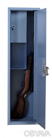 Сейф призначений для зберігання 2-3 одиниць вогнепальної зброї до 970 мм заввишк. . фото 1