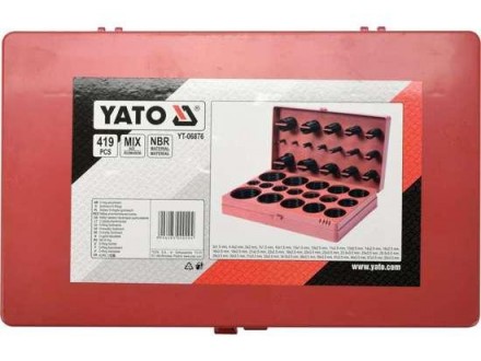 набор резиновых уплотнительных колец прокладок Yato YT-06876
419 полезных универ. . фото 4