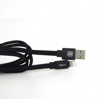 Recci Canvas RCL-Y100 Lightning 1м є високоякісним кабелем, який дозволить вам з. . фото 3