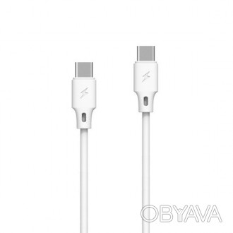 USB-кабель WK WDC-106a 3А USB Type-C - Type-C Cable відноситься до категорії зар. . фото 1