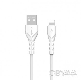 Круглий USB-кабель Remax призначений для передачі даних та підзарядки цифрових п. . фото 1
