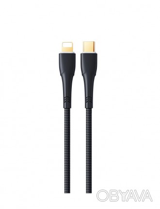Кабель USB Lightning-Type-C Remax RC-C063 - міцний та зносостійкий кабель, який . . фото 1