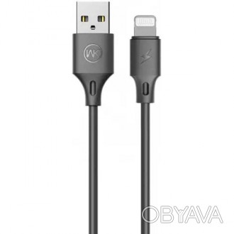 Кабель WK WDC-092i USB Lightning 2,4А міцний та якісний Usb кабель передачі дани. . фото 1