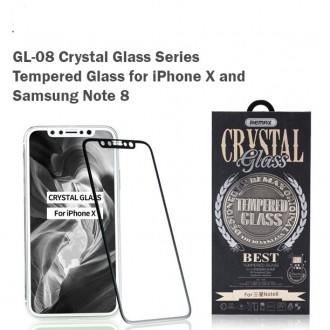 Протиударне захисне скло Remax GL-08 Crystal 3D Full Cover iPhone X/Xs - ефектив. . фото 4