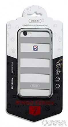 Чохол Recci RC-D01 Bingo iPhone 7 це надійна панель-накладка, що вирізняється на. . фото 1