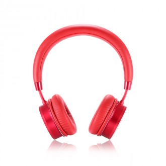Навушники накладні безпровідні з мікрофоном Bluetooth Remax RB-520HB,червоні. . фото 2