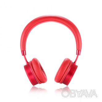 Навушники накладні безпровідні з мікрофоном Bluetooth Remax RB-520HB,червоні. . фото 1