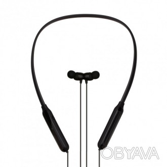 Навушники вакуумні безпровідні Bluetooth Remax RB-S17 Neckband,чорні. . фото 1